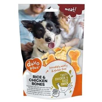 DUVO+ Meat! žvýkací rýžové kostičky s kuřecím masem 140g (5414365358389)