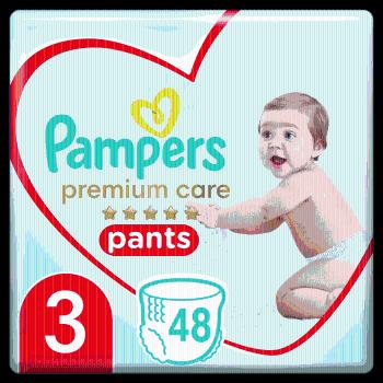 Pampers Premium Care Pants S3, 6-11 kg 48 ks