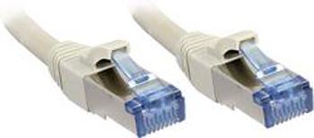 Síťový kabel RJ45 LINDY 47135, CAT 6A, S/FTP, 3.00 m, šedá