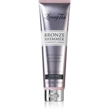 Loving Tan Bronze Shimmer samoopalovací krém odstín Ultra Dark 120 ml