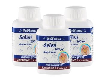 MedPharma Selen 100 µg 107 tablet 3 kusy: 3x107 tbl.