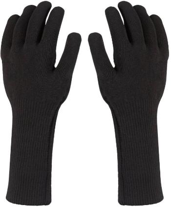 Sealskinz Waterproof All Weather Ultra Grip Knitted Gauntlet Black S Cyklistické rukavice