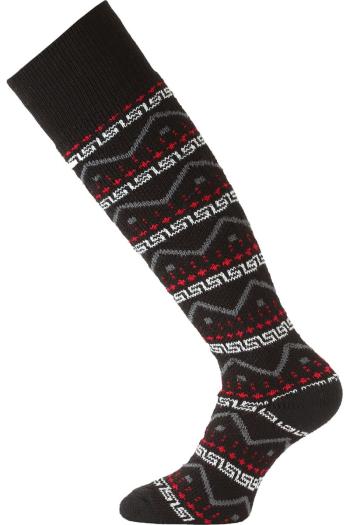 Lasting SWA 903 černé vlněné lyžařské podkolenky Velikost: (34-37) S ponožky