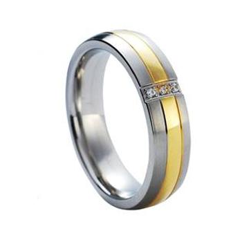 NUBIS® NSS1015 Dámský snubní prsten se zirkony - velikost 51 - NSS1015-Zr-51