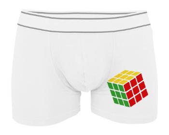 Pánské boxerky Contrast Rubikova kostka