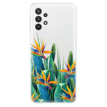 Odolné silikonové pouzdro iSaprio - Exotic Flowers - Samsung Galaxy A32 5G