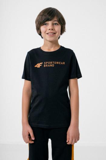 Dětské tričko 4F tmavomodrá barva, s potiskem
