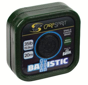 Carp spirit návazcová šňůra ballistic camo green 20 m - nosnost 45 lb