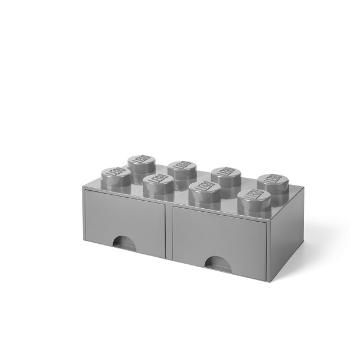 Úložný box 8 s šuplíky, více variant - LEGO Barva: šedá