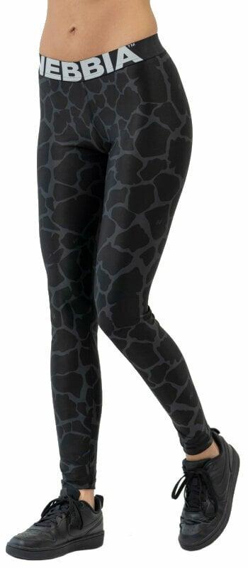 Nebbia Nature Inspired Squat Proof Leggings Black L Fitness kalhoty