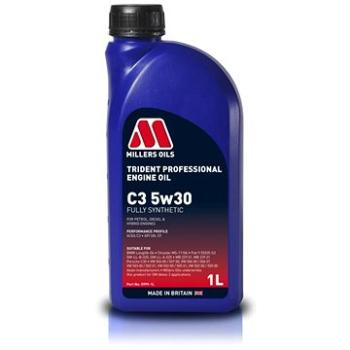 Millers Oils Plně syntetický motorový olej Trident Professional C3 5W-30 1l vhodný pro moderní benzí (59991)