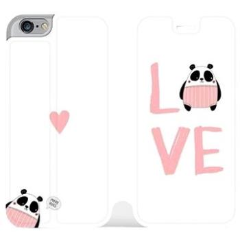 Flipové pouzdro na mobil Apple iPhone 6 / iPhone 6s - MH09S Panda LOVE (5903226749799)