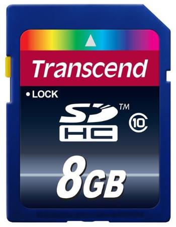 TRANSCEND SDHC karta 8GB Premium, Class 10