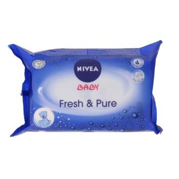 Nivea Baby Fresh & Pure 63 ks čisticí ubrousky pro děti na všechny typy pleti