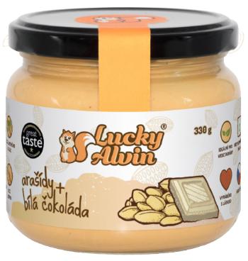 Lucky Alvin Arašídové máslo s bílou čokoládou 330 g