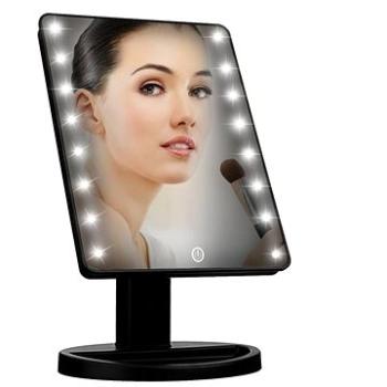 iMirror kosmetické Make-Up zrcátko s LED Dot osvětlením, černé (IQ00101)