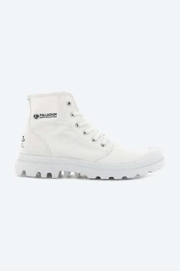 Kecky Palladium Pampa Hi Organic II Vegan dámské, bílá barva