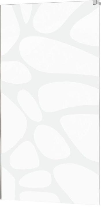 MEXEN KIOTO walk-in 70x200 cm 8mm bílá vlna samostatné sklo 800-070-000-00-97