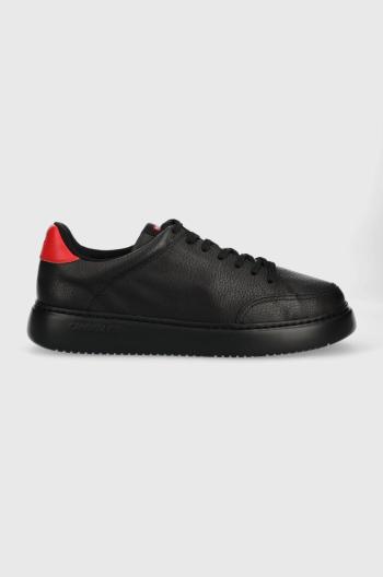 Kožené sneakers boty Camper Runner K21 černá barva