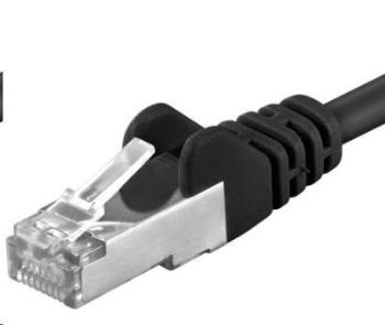 PREMIUMCORD Patch kabel CAT6a S-FTP, RJ45-RJ45, AWG 26/7 5m černá