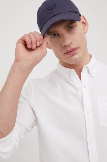 Košile Superdry pánská, bílá barva, regular, s límečkem button-down