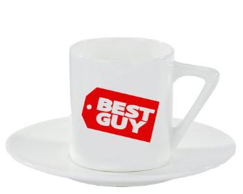 Espresso hrnek s podšálkem 100ml Best guy