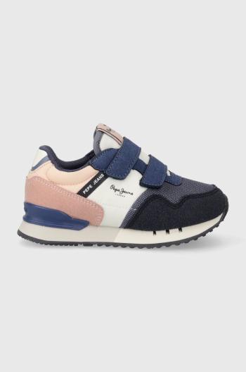 Dětské sneakers boty Pepe Jeans tmavomodrá barva