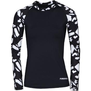 FUNDANGO JOYCE LONG SLEEVE RASHGUARD Dámské tričko do vody, černá, velikost