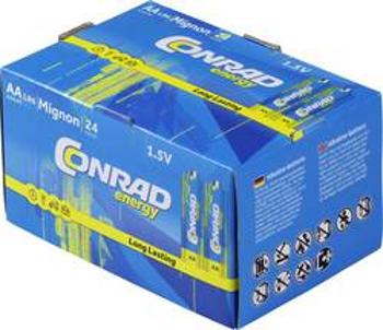 Sada tužkových baterií Conrad energy Alkaline AA, 24 ks