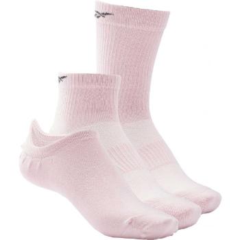 Reebok TE ALL PURPOSE SOCK 3P Ponožky, růžová, velikost 40-42