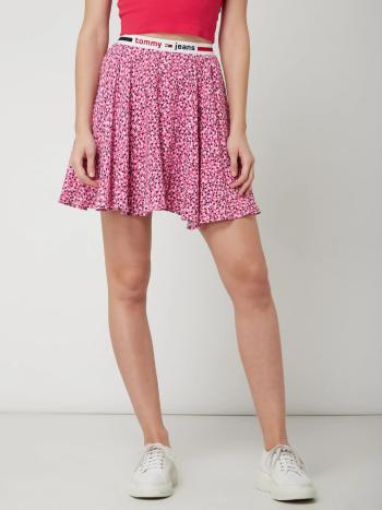 Tommy Hilfiger Tommy Jeans dámská růžová sukně Mini Skirt