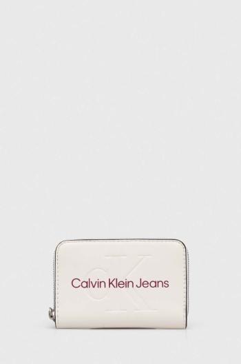 Peněženka Calvin Klein Jeans bílá barva, K60K607229