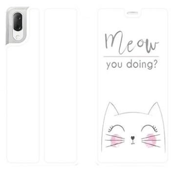 Flipové pouzdro na mobil Sony Xperia L3 - M098P Meow you doing? (5903226815265)