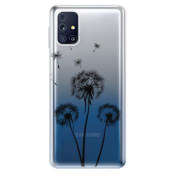 Odolné silikonové pouzdro iSaprio - Three Dandelions - black - Samsung Galaxy M31s