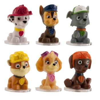 Plastové figurky na dort Tlapková patrola - Paw Patrol - 4cm - 6 ks - Dekora