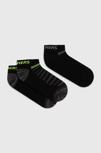 Ponožky Skechers 3-pack černá barva