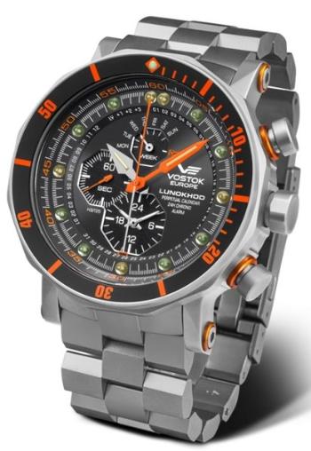 Vostok Europe Lunochod-2 Multifuncional Line YM86-620A506B - Náhradní oranžový silikonový řemínek