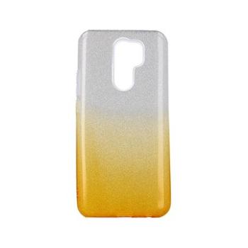 TopQ Xiaomi Redmi 9 glitter stříbrno-oranžový 52389 (Sun-52389)