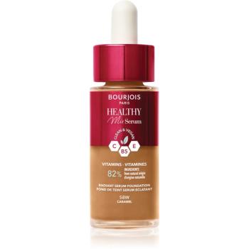 Bourjois Healthy Mix lehký make-up pro přirozený vzhled odstín 58W Caramel 30 ml