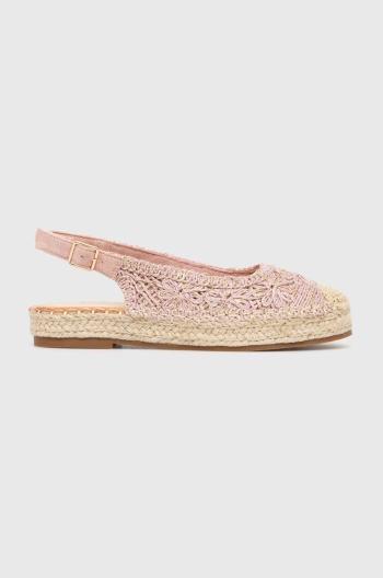 Espadrilky Answear Lab růžová barva