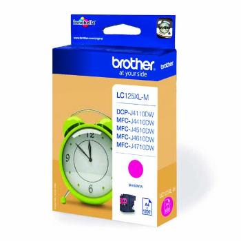 Brother LC-125XLM purpurová (magenta) originální cartridge