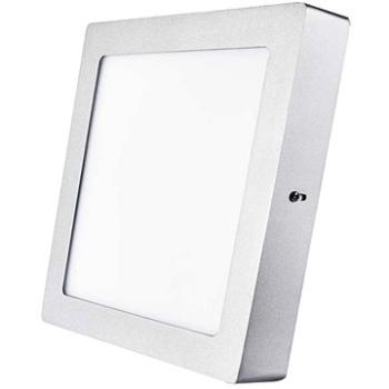 EMOS LED panel 224×224, čtvercový přisazený stříbrný, 18W neutrální bílá (1539067160)