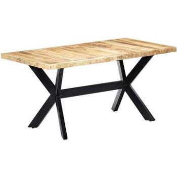 Jídelní stůl 160x80x75 cm masivní hrubé mangovníkové dřevo 247433 (247433)