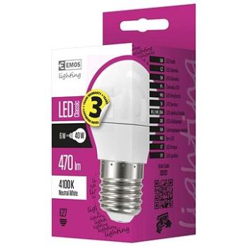 EMOS LED žárovka Classic Mini Globe 5W E27 neutrální bílá (1525733407)