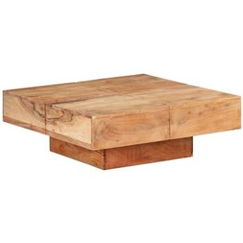 Konferenční stolek 80 × 80 × 28 cm masivní akáciové dřevo (323593)