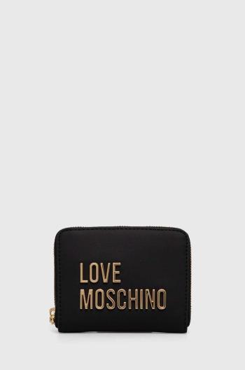 Peněženka Love Moschino černá barva, JC5613PP1LKD0000