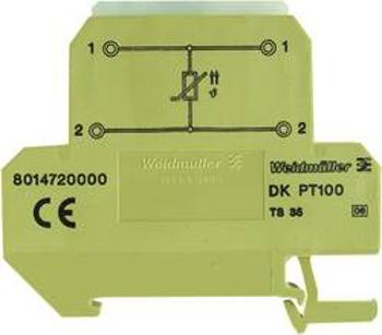 Řadová svorkovnice 10 ks Weidmüller DKT 4/35 PT100 400 V (max)