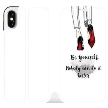 Flipové pouzdro na mobil Apple iPhone X - M046P Be yourself (5903226051021)