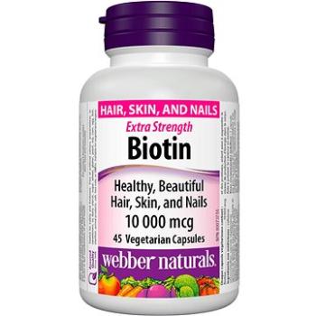 Webber Naturals Biotin 10 000 mcg 45 cps (12007)