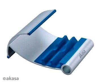 AKASA Stojánek na tablet AK-NC054-BL, hliníkový, modrý, AK-NC054-BL